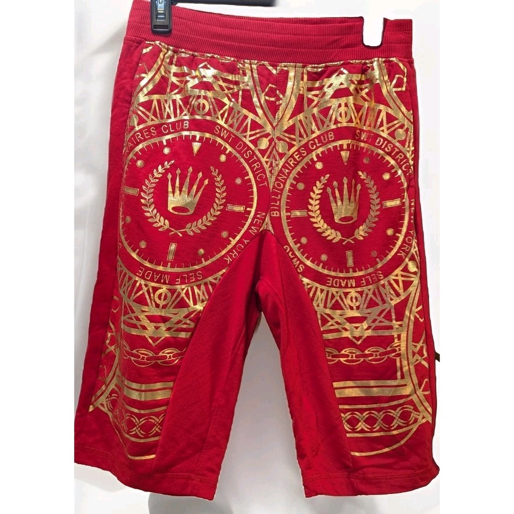 Switch Remarkable Jogger Shorts Red And Gold Size L (14-16)‎